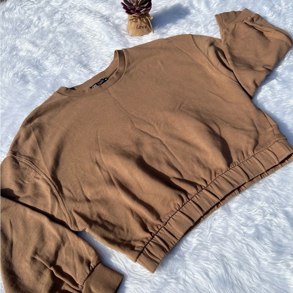 Zara Cropped Sweatshirt - Picture 3 of 7